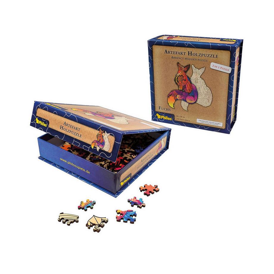 Philos  Puzzle Artefakt 2in1 Fuchs (143Teile) 