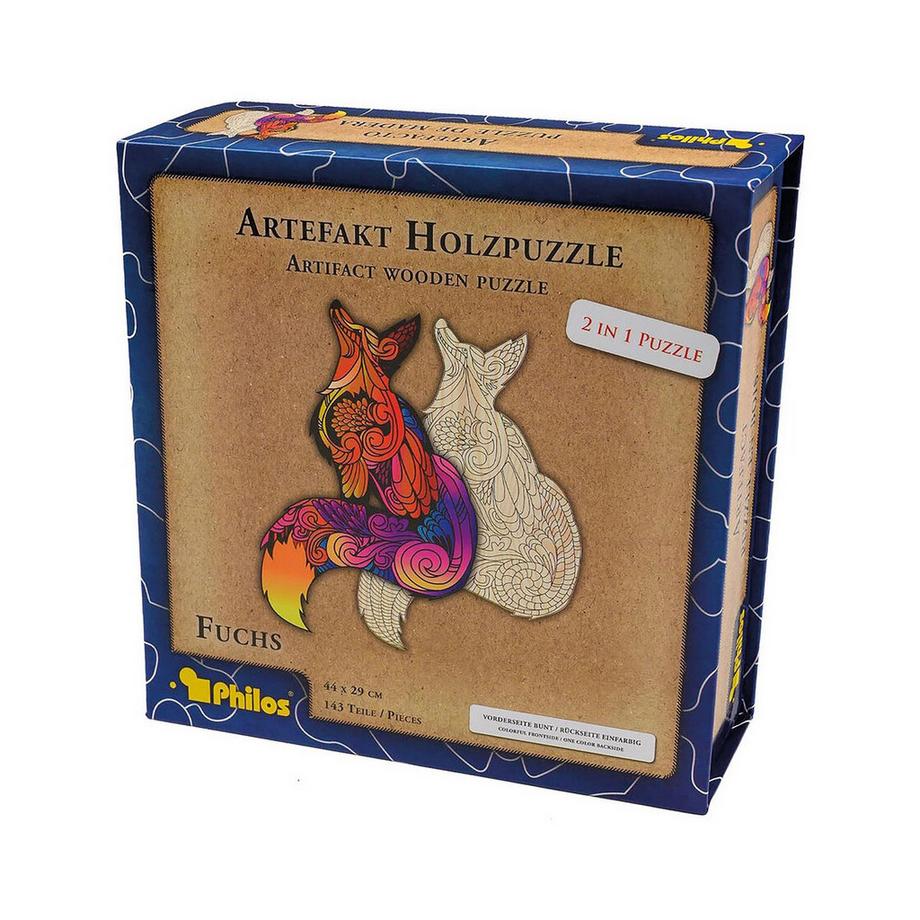 Philos  Puzzle Artefakt 2in1 Fuchs (143Teile) 