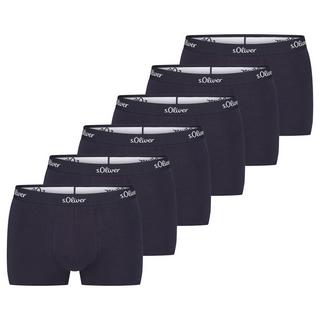 s. Oliver 6er Pack Basic Retro Shorts  
