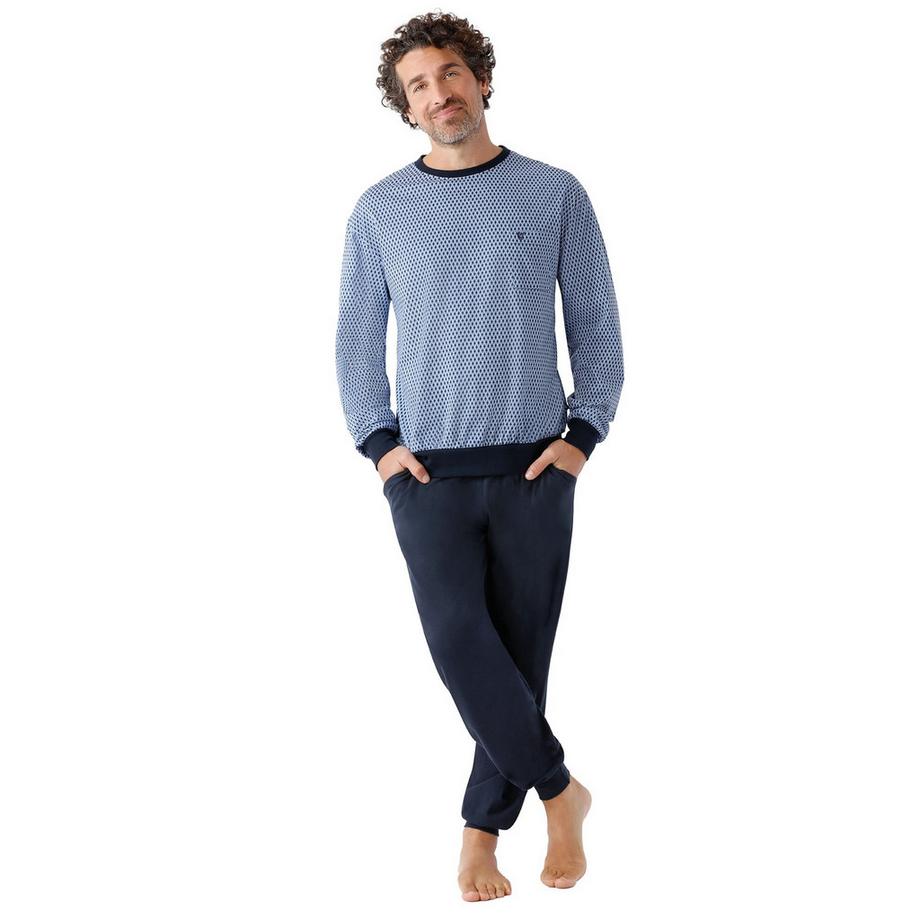 hajo Bequem sitzender Schlafanzug Premium Cotton  