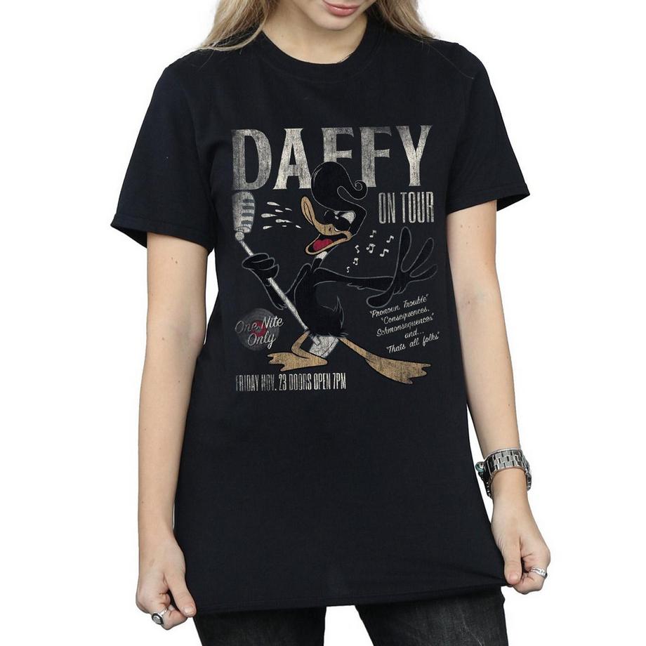 LOONEY TUNES Daffy Duck On Tour T-Shirt  