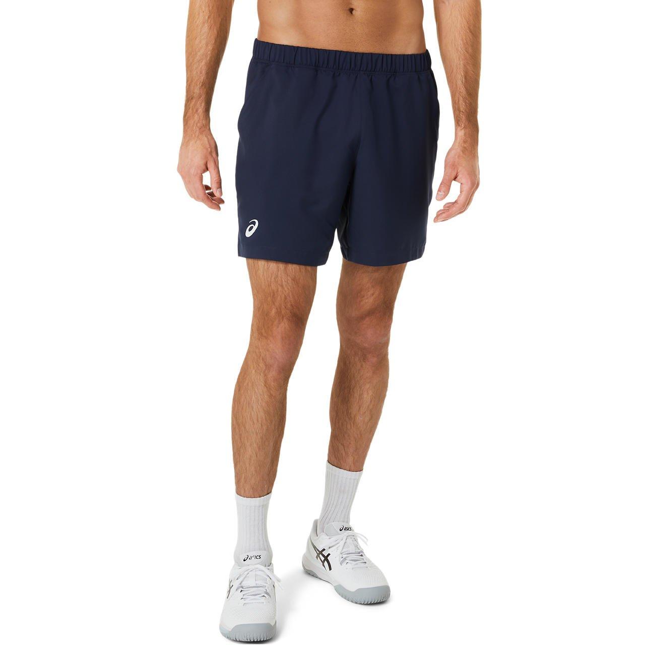 asics  Court 7in Short Homme Bleu Foncé 