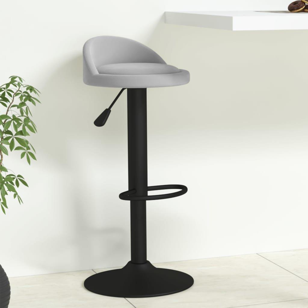 VidaXL Tabouret de bar velours  