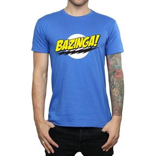 The Big Bang Theory Bazinga T-Shirt Stampata Maniche Corte  
