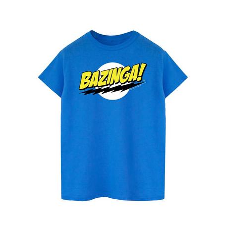 The Big Bang Theory Bazinga T-Shirt Stampata Maniche Corte  