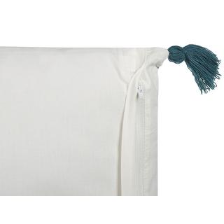 Beliani Dekokissen 2er Set aus Baumwolle Boho RUMEX  