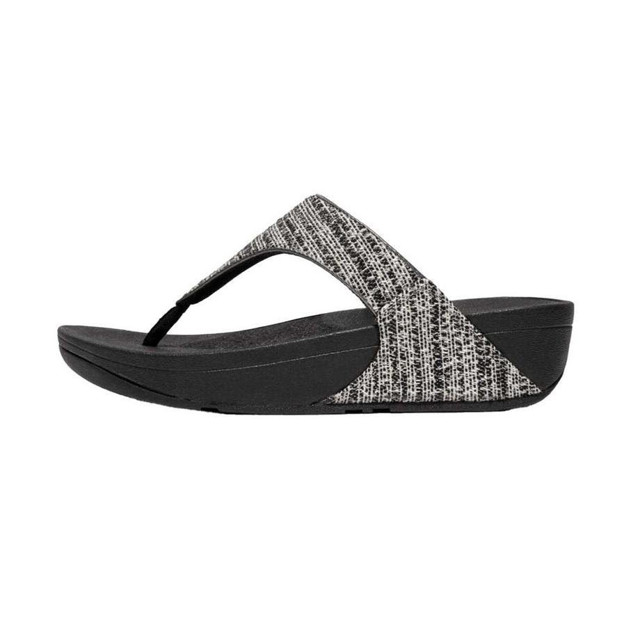 fit flop Sandali Lulu con Laccetto e Tessuto Luccicante  