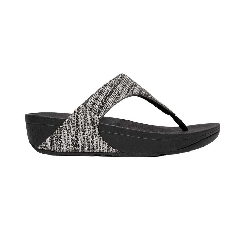 fit flop Sandali Lulu con Laccetto e Tessuto Luccicante  