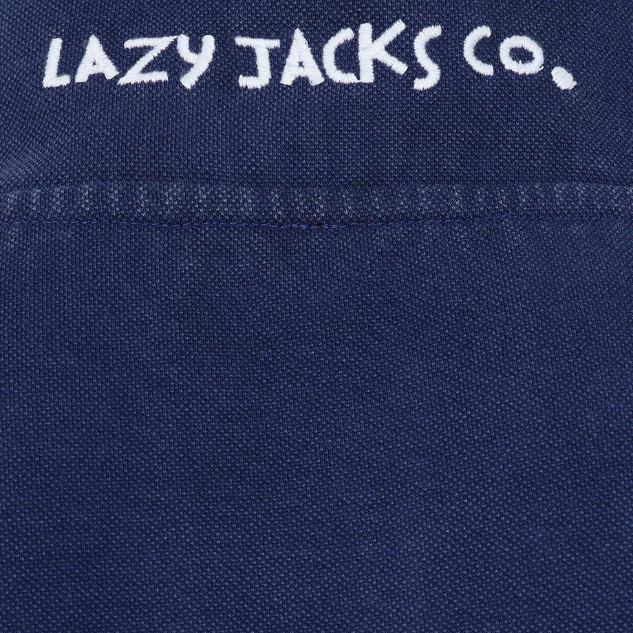 Lazy Jacks Sweatshirt Piqué Fermeture Éclair Courte  