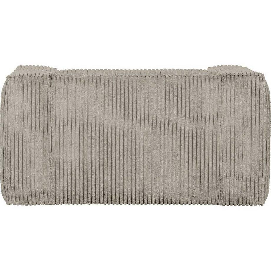 mutoni Fauteuil Bean tissu côtelé grossier Natural  