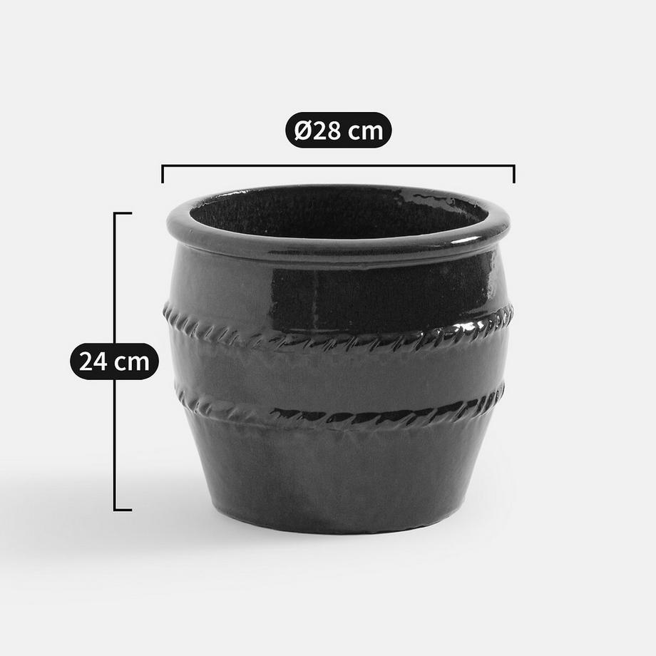 La Redoute Intérieurs Übertopf aus Terrakotta  