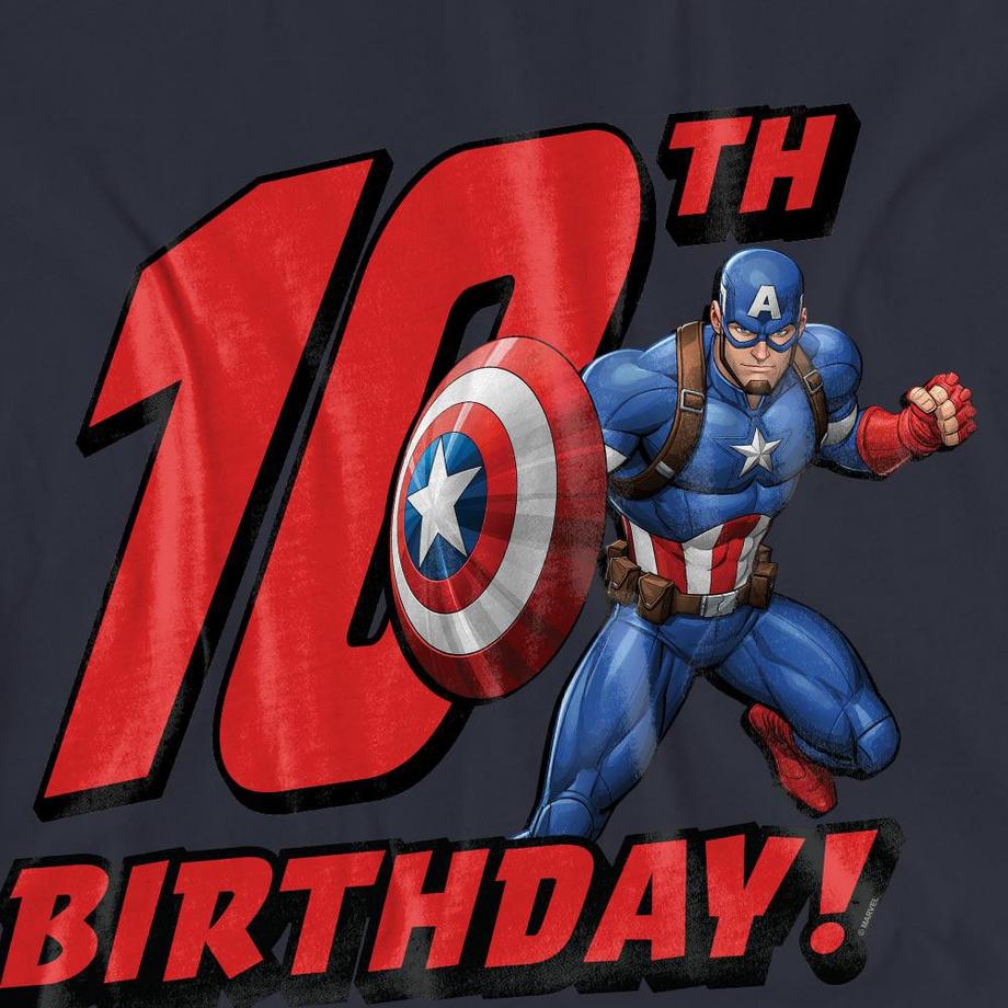 CAPTAIN AMERICA  T-Shirt10ème Anniversaire 