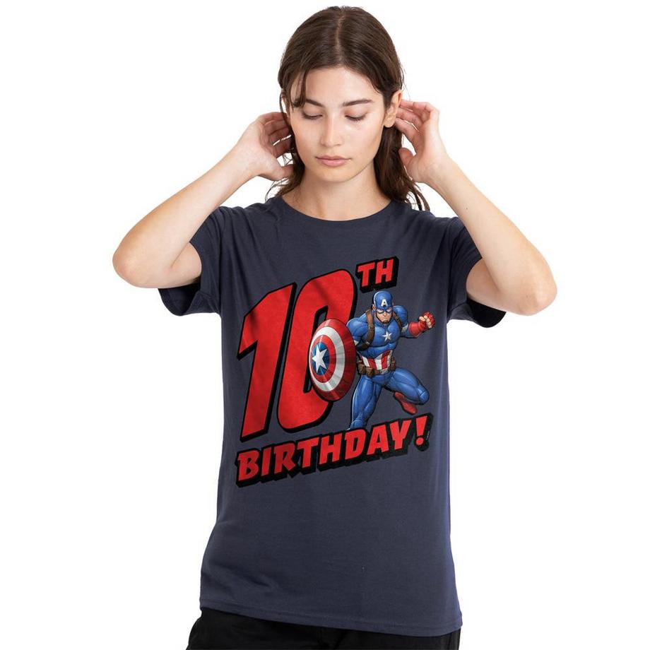 CAPTAIN AMERICA  T-Shirt10ème Anniversaire 