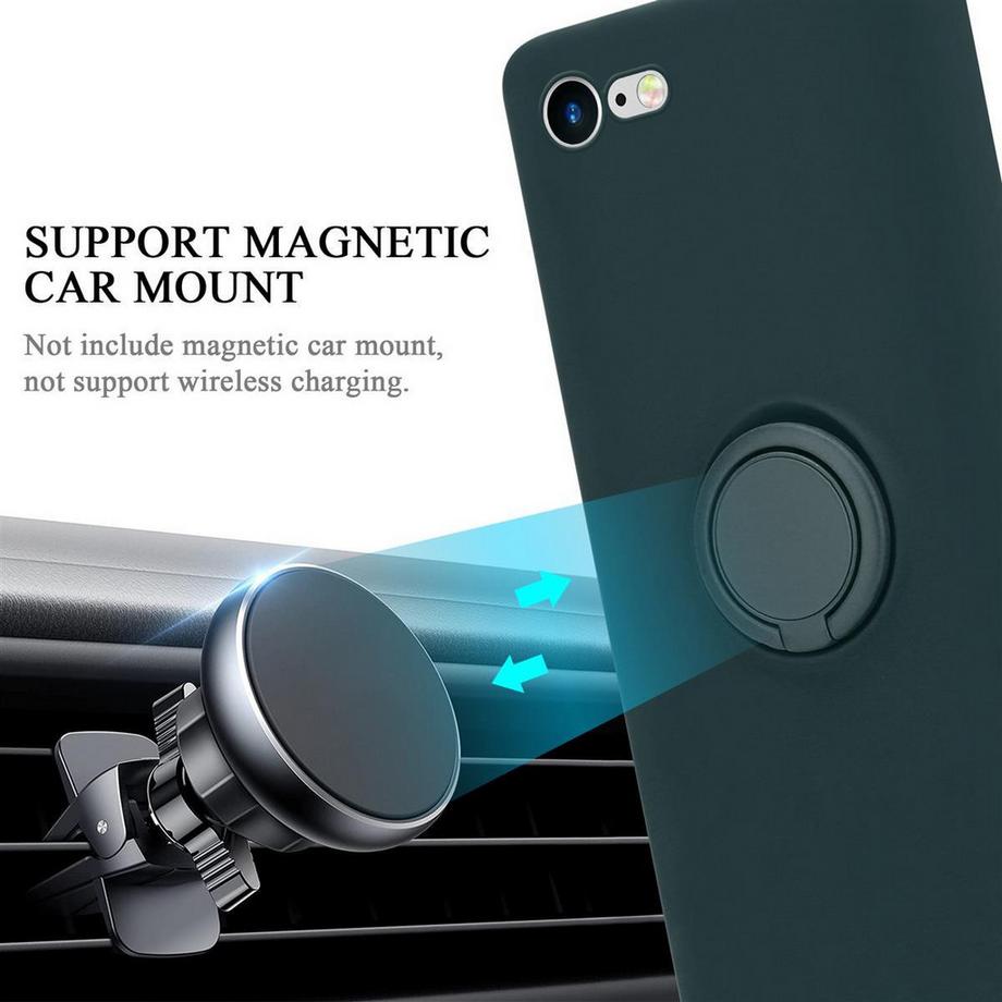 Cadorabo  Hülle für Apple iPhone 7  7S  8  SE 2020 TPU Silikon mit Ring Liquid 