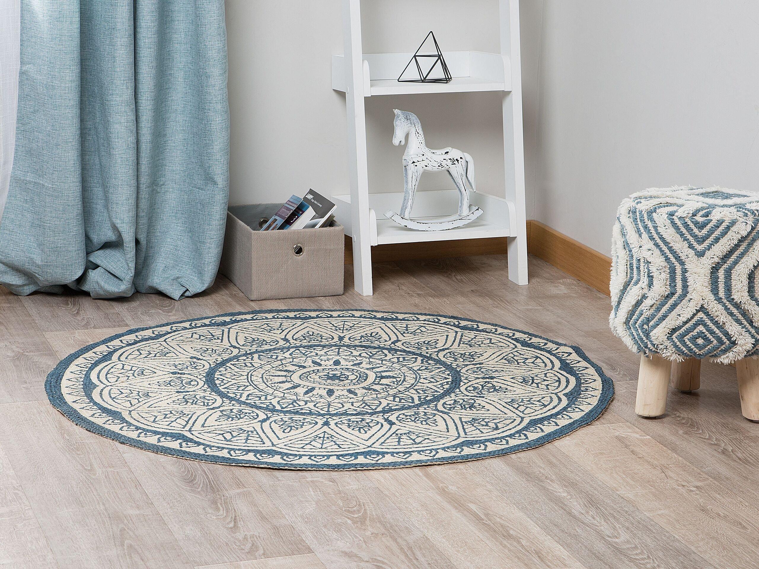 Beliani Tapis en Jute Boho ANADERE  