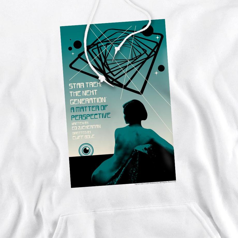 Star Trek The Next Generation Season 3 Episode 14 Felpa con cappuccio  