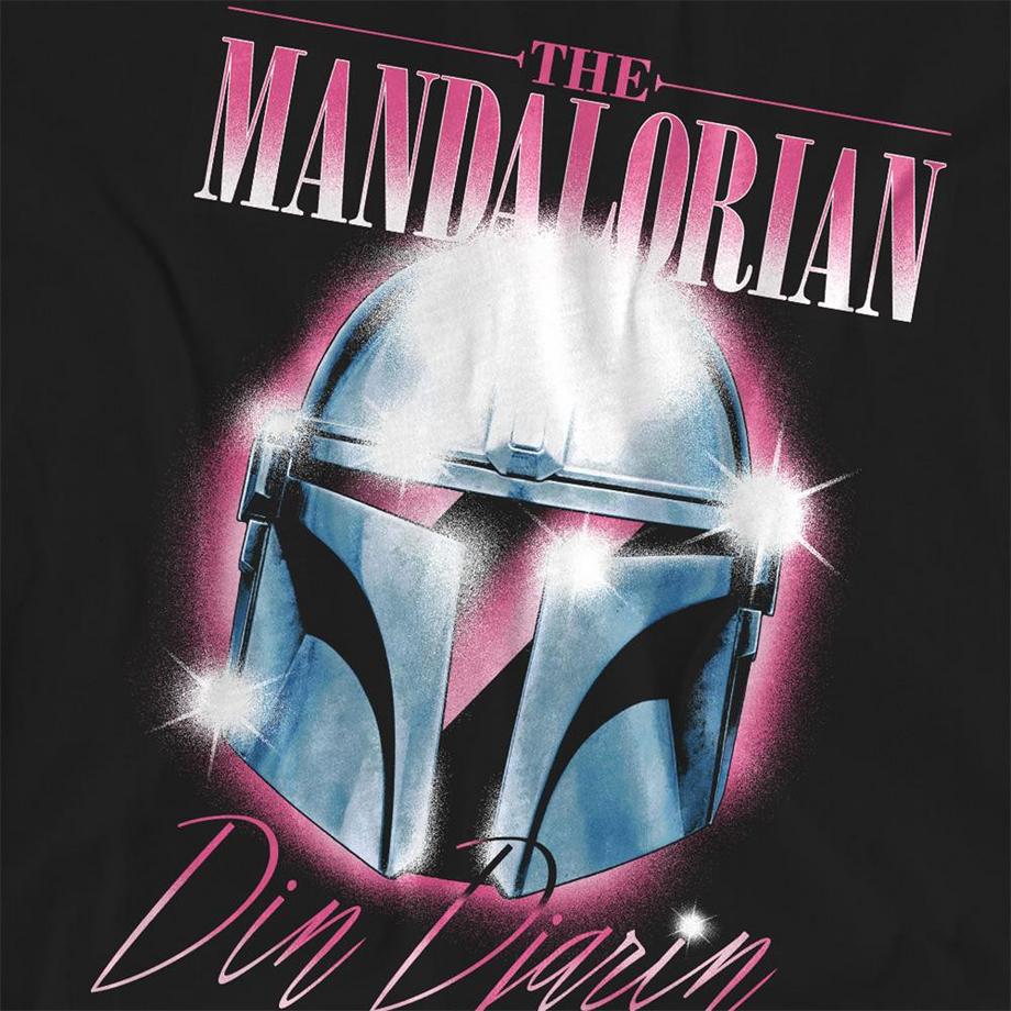 STAR WARS Maglietta Din Djarin 80s  
