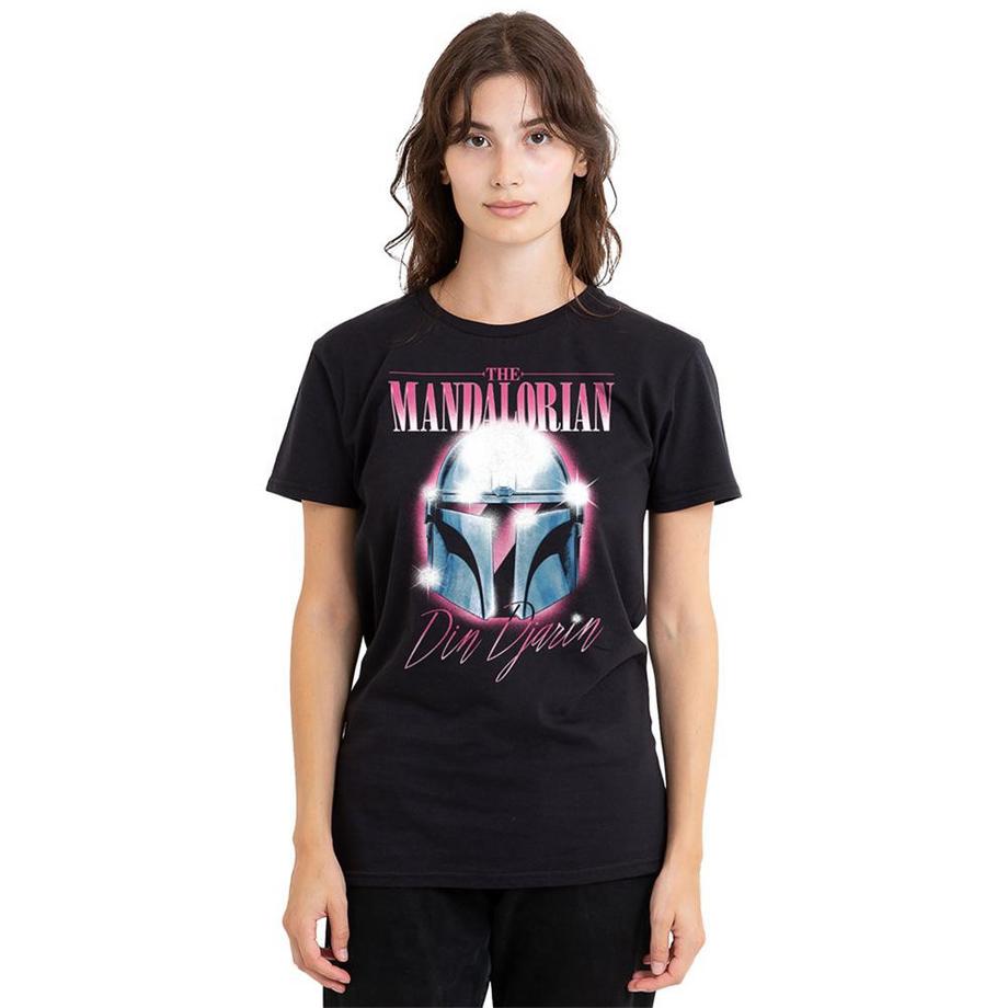 STAR WARS Maglietta Din Djarin 80s  