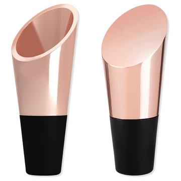 Weinausgiesser & Weinstopper 2er Set Rosegold