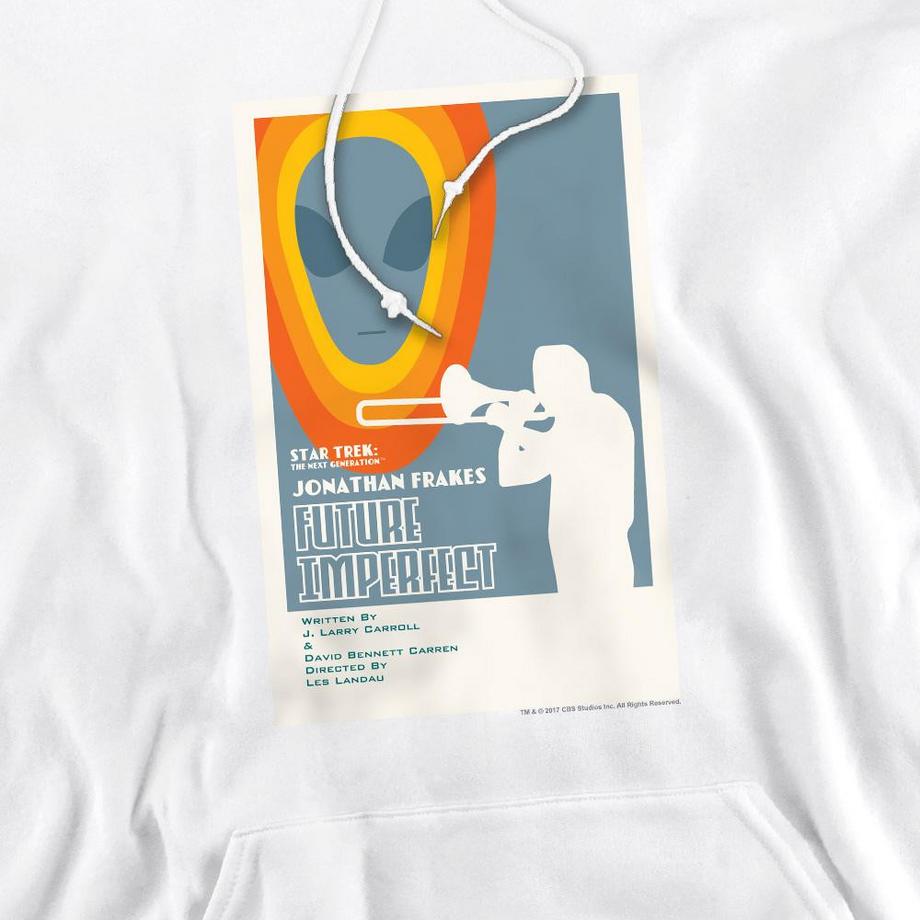 Star Trek The Next Generation Season 4 Episode 8 Felpa con cappuccio  