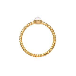 Elli  Ring Solitär Rainbow Kristalle 