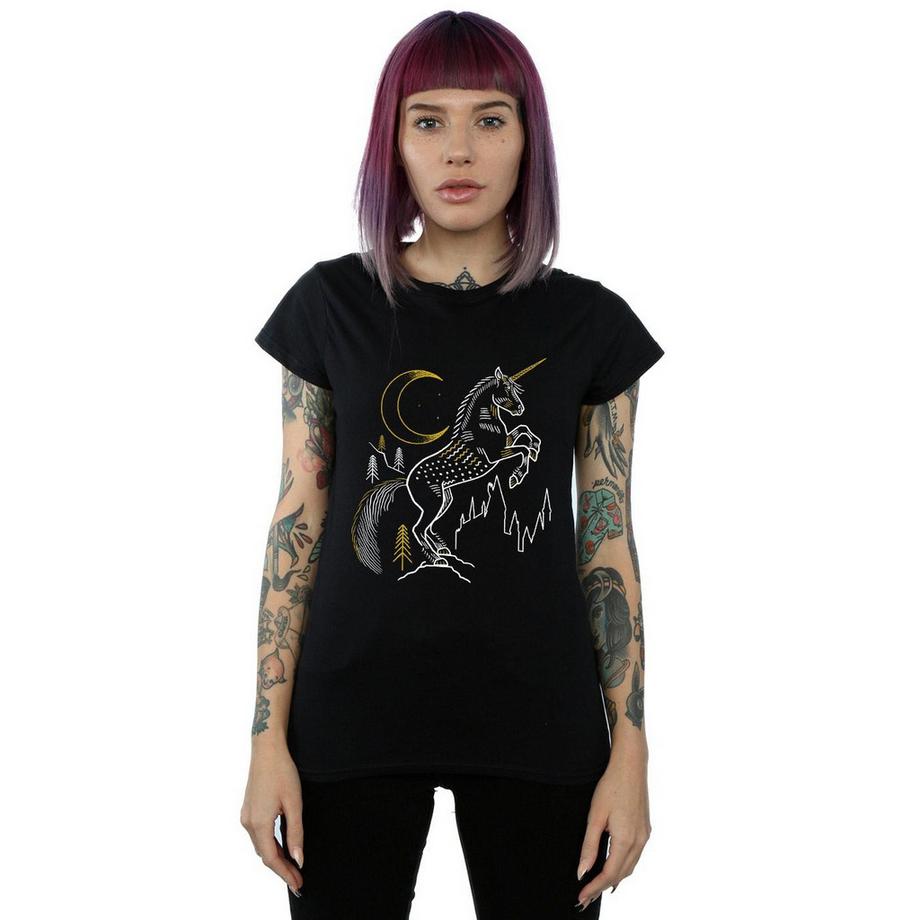 Harry Potter Einhorn Print T-Shirt  