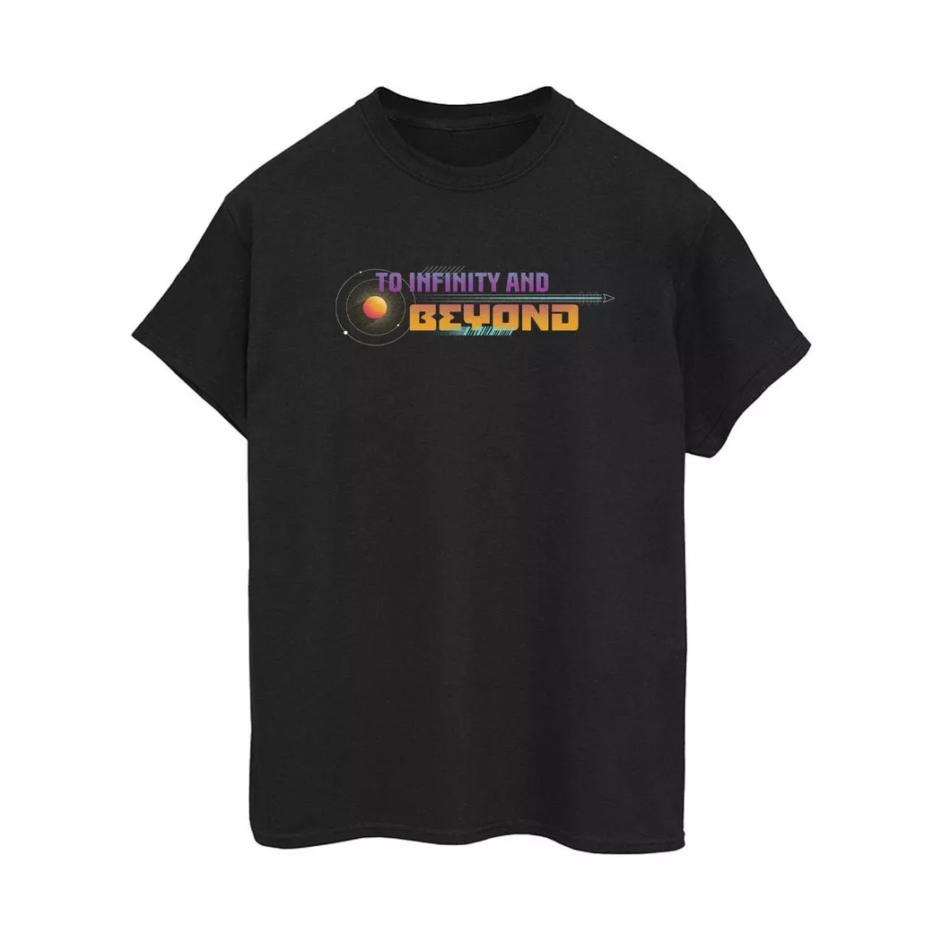 Disney - Lightyear Infinity And Beyond TShirt, für Damen, Schwarz, Größe XL