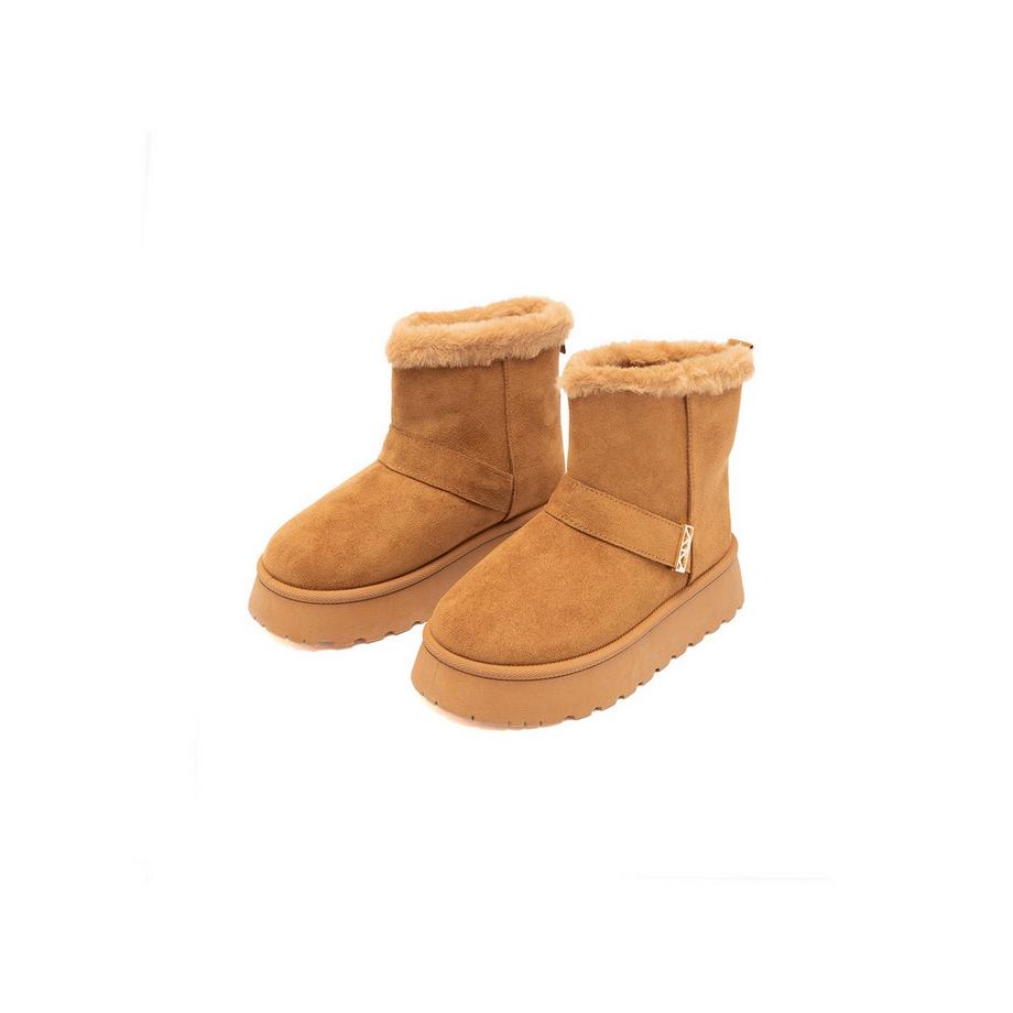 ALV by Alviero Martini Bottines à plateforme avec bordure en fausse fourrure  