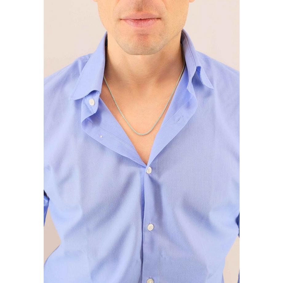 MUAU Schmuck  Collier palmier or blanc 750, 2.15mm, 40cm 