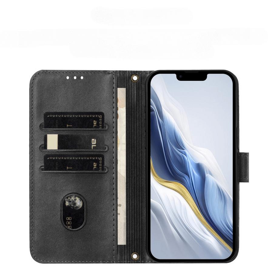 Cover-Discount  HONOR Magic7 Lite - Custodia in pelle scamosciata dal design vintage 