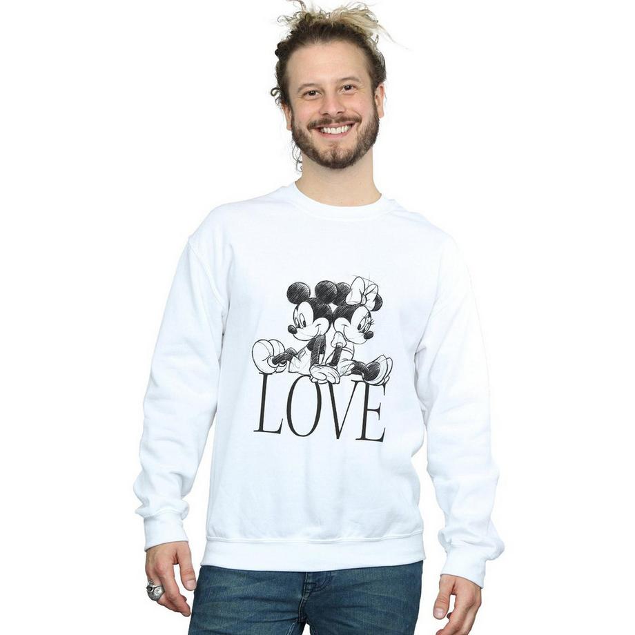 Disney Mickey et Minnie Love Sweatshirt  