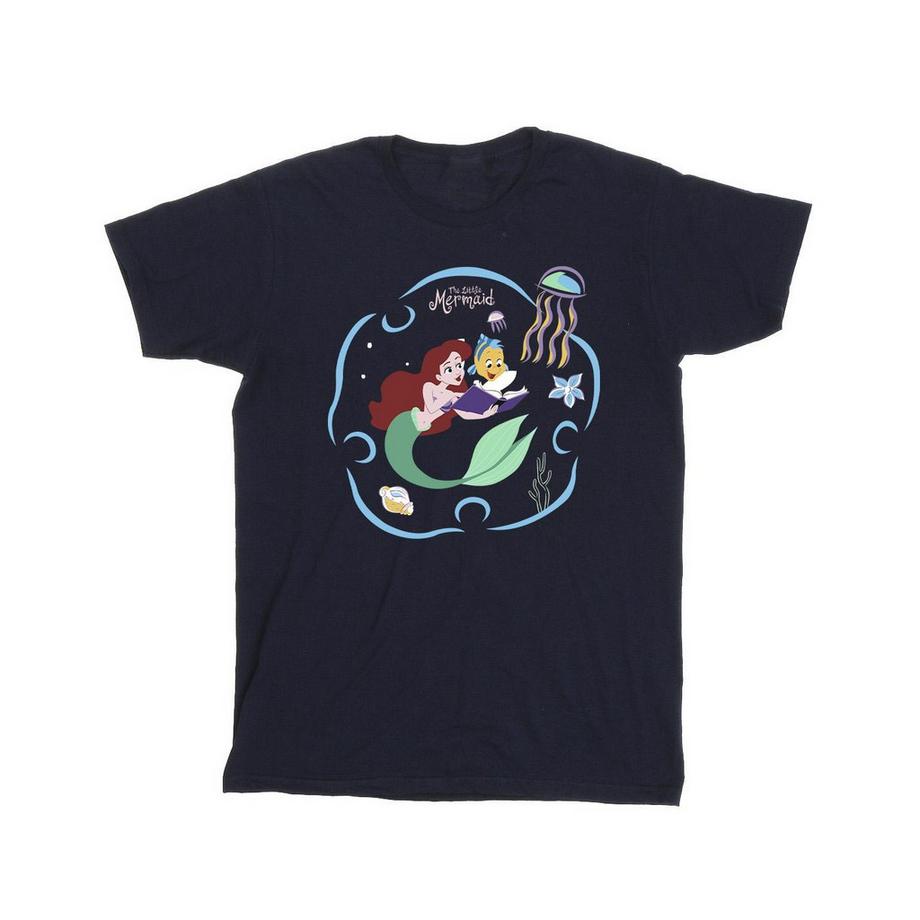 Disney The Little Mermaid Reading A Book T-Shirt  