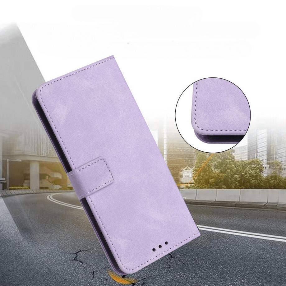 Cover-Discount  Galaxy A36 5G / A56 5G - Custodia in pelle scamosciata dal design vintage 