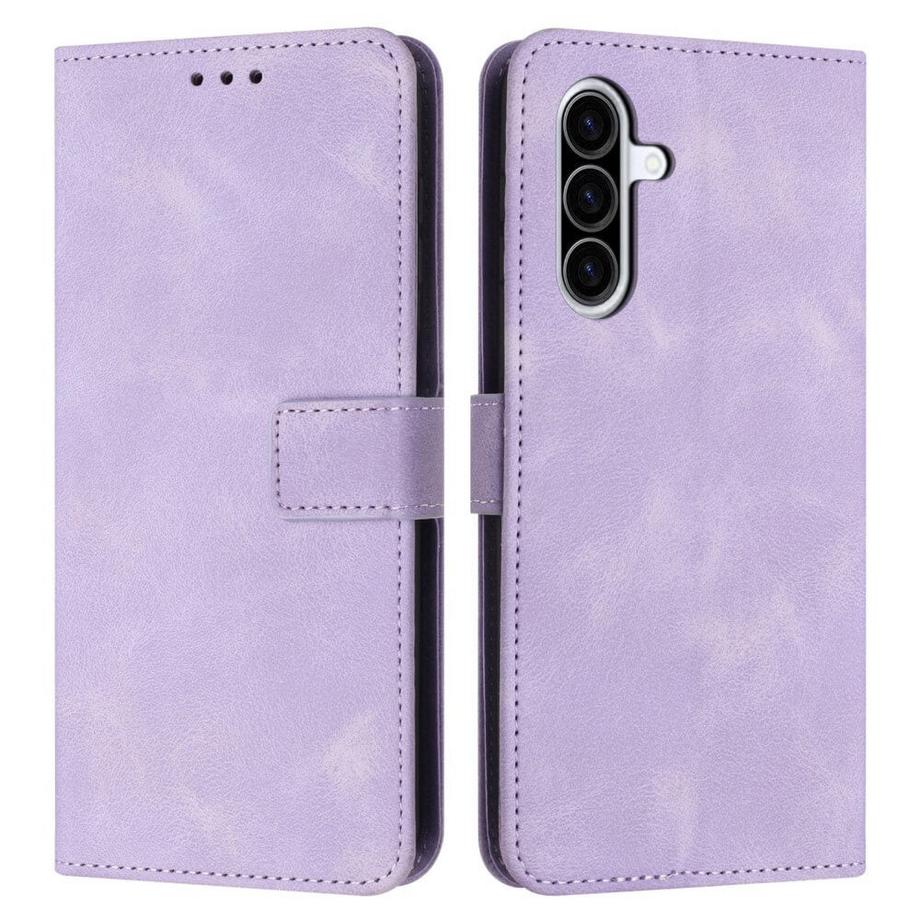 Cover-Discount  Galaxy A36 5G / A56 5G - Custodia in pelle scamosciata dal design vintage 
