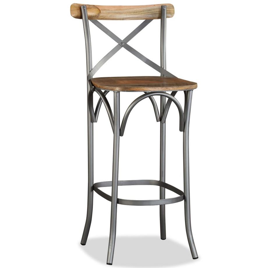 VidaXL sgabello da bar Legno  