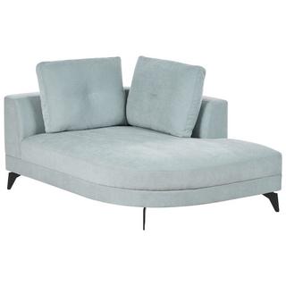 Beliani Chaiselongue aus Chenillegewebe Modern MARUM  