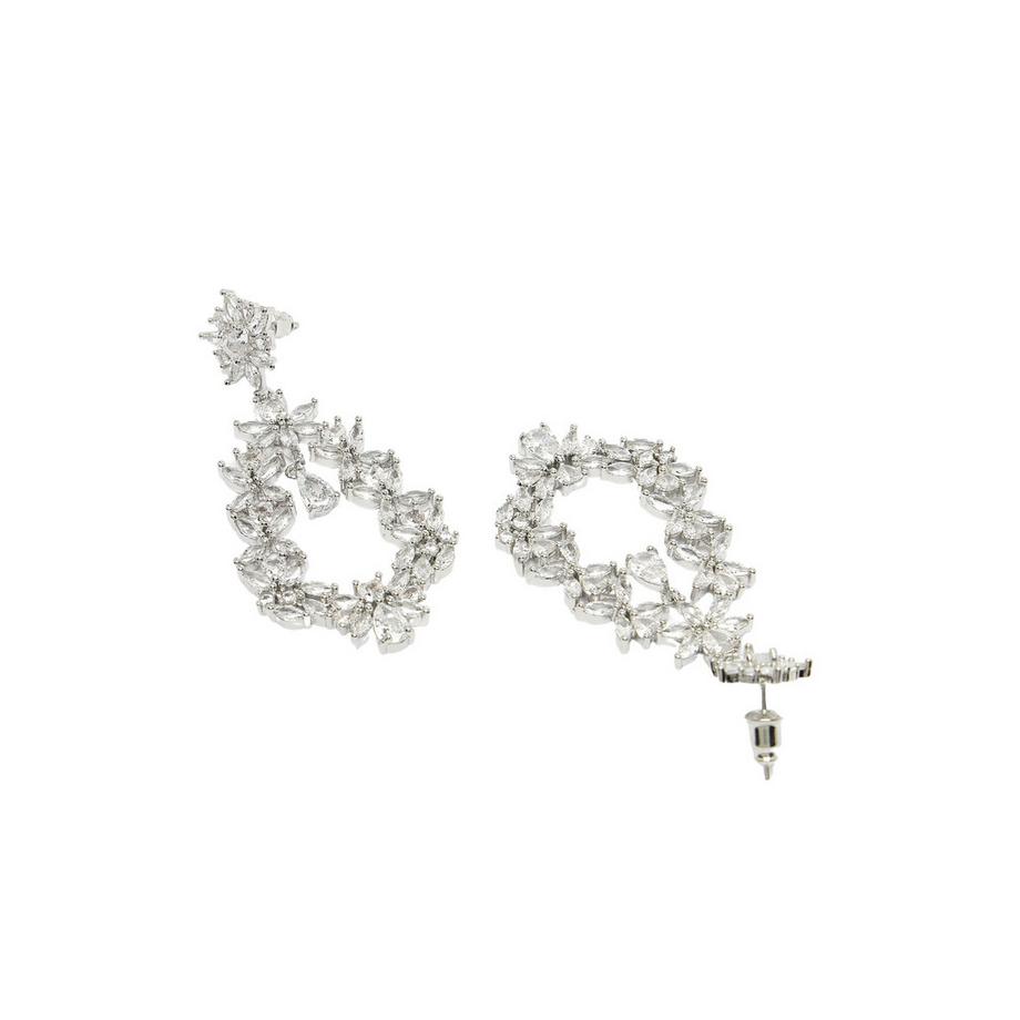 AVANT-GARDE PARIS  Collection Diva Boucles d'oreilles florales de luxe en zirconia 