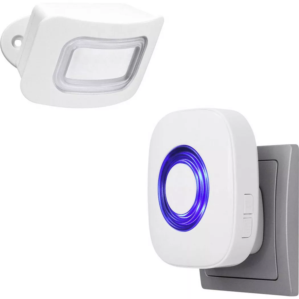 Pentatech Rilevatore di Passaggio senza fili Fd25 Bianco