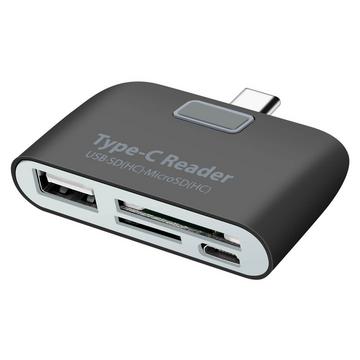 Adattatore USB-C / USB e lettore schede