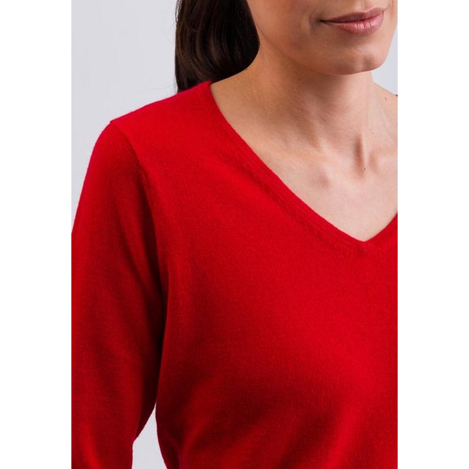 CASH-MERE.CH Pullover Cashmere Scollo a V  