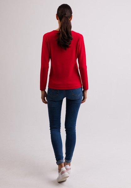CASH-MERE.CH Pullover Cashmere Scollo a V  