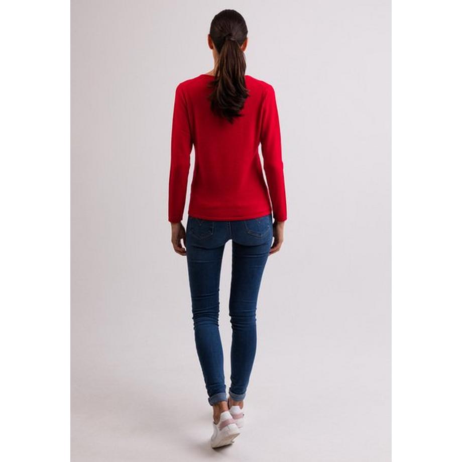CASH-MERE.CH Pullover Cashmere Scollo a V  