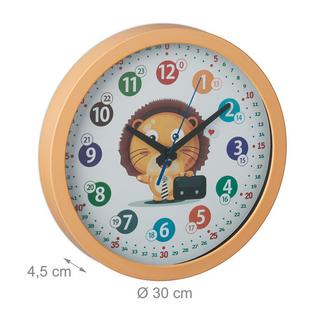 B2X Orologio da parete per bambini "Leone  