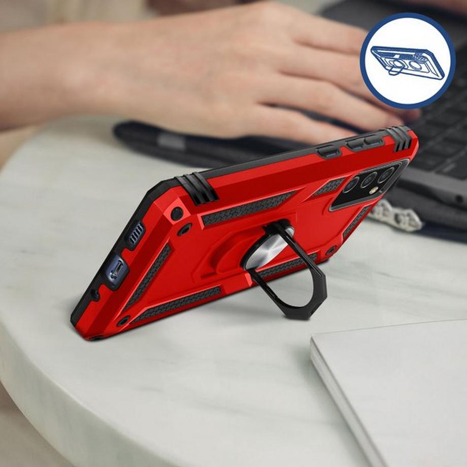 Avizar  Coque Samsung S20 FE Bague Rouge 