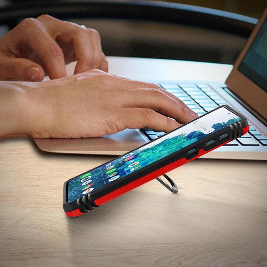 Avizar  Coque Samsung S20 FE Bague Rouge 