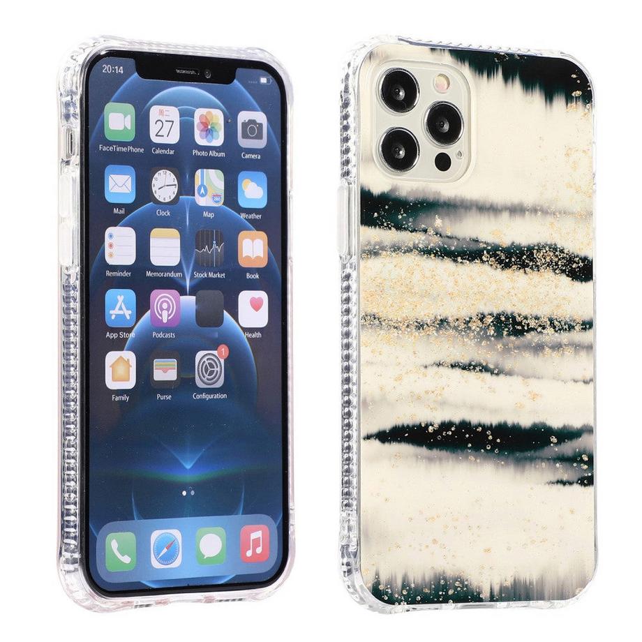 Cover-Discount  iPhone 13 Pro - Custodia in gomma siliconica marble 