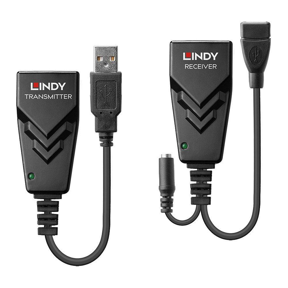 LINDY  42674 Netzwerk-Erweiterungsmodul Netzwerksender & -empfänger Schwarz 