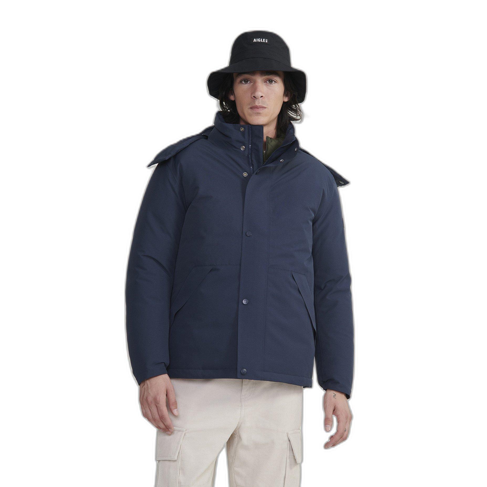 AIGLE  kurze wasserdichte jacke mit abnehmbarer kapuze aige mtd® 