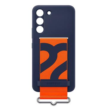 Silicone Cover mit Strap Galaxy S22