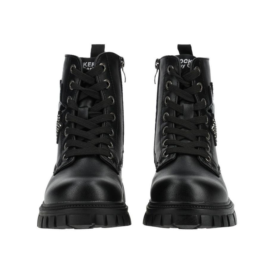 Dockers Bottines à lacets avec fermeture éclair latérale  